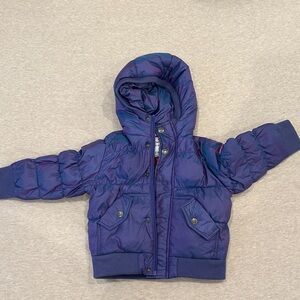 Appaman Purple Puffer Jacket with Hood